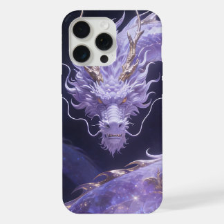 Paarse Galaxy Draak | Mystieke Kosmische Draak Fan iPhone 15 Pro Max Case