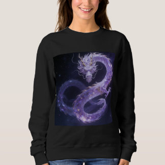 Paarse Galaxy Draak | Mystieke Kosmische Draak Fan Trui