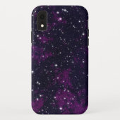 Paarse Galaxy iPhone hoesje (Achterkant)