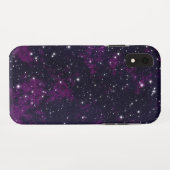 Paarse Galaxy iPhone hoesje (Achterkant (horizontaal))
