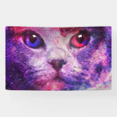 Paarse Galaxy Kat Spandoek (Horizontaal)