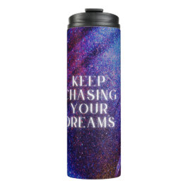 Paarse Galaxy Motiverende Thermische Tumbler Thermosbeker