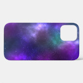 Paarse Galaxy Nebula Hoesje-Mate iPhone Case (Achterkant (horizontaal))