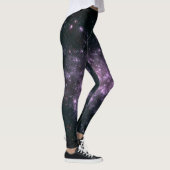 Paarse Galaxy Print Leggings (Rechts)