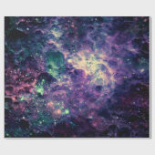 Paarse Galaxy Ruimterots Cool Cadeaupapier (Vlak)