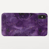 Paarse Galaxy-serie Design 8 Case-Mate iPhone Case (Achterkant (horizontaal))