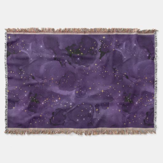 Paarse Galaxy-serie Design 8 Deken (Voorkant)