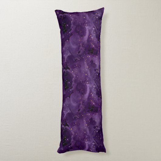 Paarse Galaxy-serie Design 8 Lichaamskussen (Achterkant (Verticaal))