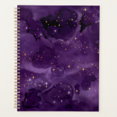Paarse Galaxy-serie Design 8 Planner (Voorkant)
