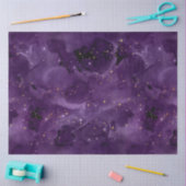Paarse Galaxy-serie Design 8 Tissuepapier (Craft)