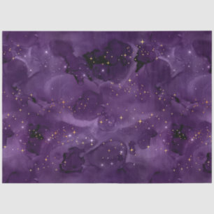 Paarse Galaxy-serie Design 8 Tissuepapier