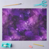 Paarse Galaxy Serie Ontwerp 3 Tissuepapier (Craft)