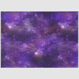 Paarse Galaxy Serie Ontwerp 4 Tissuepapier