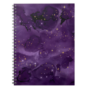 Paarse Galaxy Serie Ontwerp 8  Notitieboek