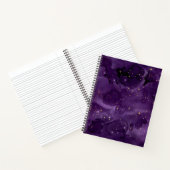 Paarse Galaxy Serie Ontwerp 8 Notitieboek (Binnen)