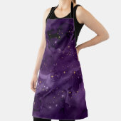 Paarse Galaxy Serie Ontwerp 8  Schort (Insitu)
