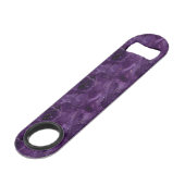 Paarse Galaxy Serie Ontwerp 8 Speed Flessenopener (Voorkant Gekanteld)