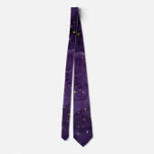 Paarse Galaxy Serie Ontwerp 8 Stropdas (Achterkant)