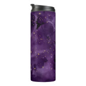 Paarse Galaxy Serie Ontwerp 8 Thermosbeker (Geroteerd rechts)