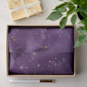 Paarse Galaxy Serie Ontwerp 8 Tissuepapier (Geschenk)