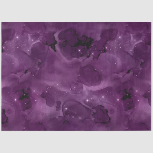 Paarse Galaxy Series Design 2 Tissuepapier (Voorkant)