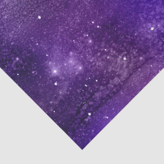 Paarse Galaxy Series Design 4 Tissuepapier (Detail)