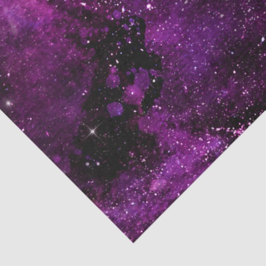 Paarse Galaxy Series Design 6 Tissuepapier (Detail)