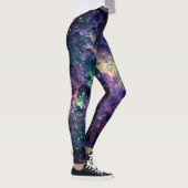 Paarse Galaxy Space Rock Cool Leggings (Rechts)