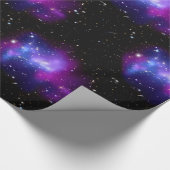 Paarse galaxy Universe Astronomie NASA Space Cadeaupapier (Hoek)