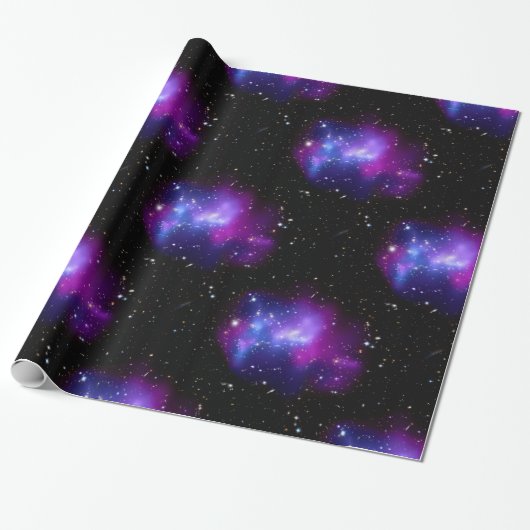 Paarse galaxy Universe Astronomie NASA Space Cadeaupapier (Uitgerold)