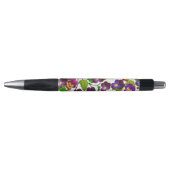 Paarse Garden Pansy Flowers Pen (Voorkant)