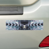 Paarse Gat Bumpersticker (Op auto)
