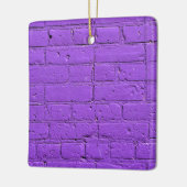 Paarse gebarsten wand keramisch ornament (Links)