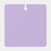 Paarse geboortecijfers metalen ornament (Achterkant)