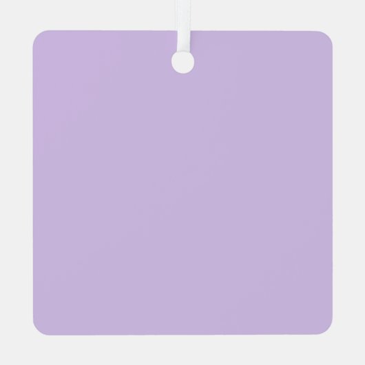 Paarse geboortecijfers metalen ornament (Achterkant)