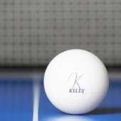 Paarse Geborduurde Ping Pong Ballen (Net)