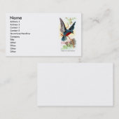 Paarse gebrande snijder visitekaartje (Voorkant / Achterkant)