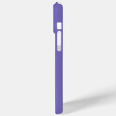 Paarse gedempte verticale streepjes Case-Mate iPhone case (Achterkant / Links)