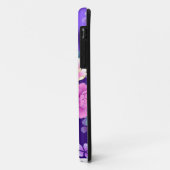 Paarse gedrenkte iPhone Case (Achterkant/links)