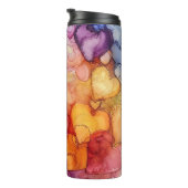 PAARSE GEEL ROOD BLAUWE VALENTIJN HARTEN THERMOSBEKER (Geroteerd rechts)