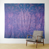 Paarse Geheime Halloween Huis Foto Achtergrond Pro Wandkleed (In Situ (horizontaal))