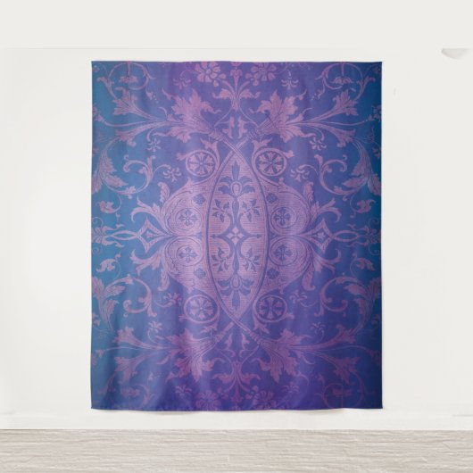 Paarse Geheime Halloween Huis Foto Achtergrond Pro Wandkleed (Voorkant)