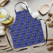 Paarse, geïsoleerde Irisa's Schort