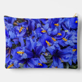 Paarse geïsoleerde Irisse Floral Etui (Achterkant)