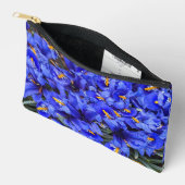 Paarse geïsoleerde Irisse Floral Etui (Open)