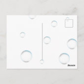 Paarse geit Briefkaart (Achterkant)