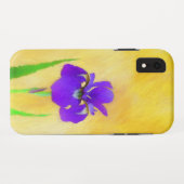Paarse gekaarde irisschilderingen - Kute Original  Case-Mate iPhone Case (Achterkant (horizontaal))