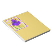 Paarse gekaarde irisschilderingen - Kute Original  Notitieblok (Schuin)