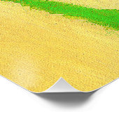 Paarse gekaarde irisschilderingen - Kute Original Perfect Poster (Hoek)