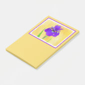 Paarse gekaarde irisschilderingen - Kute Original Post-it® Notes (Schuin)